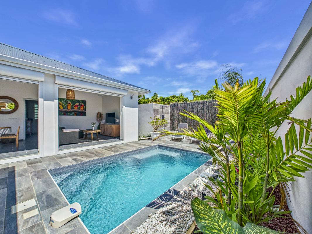 5.Guadeloupe Saint-François- location villa 4 peorsnnes-piscine